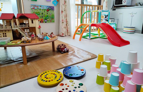 のびのび遊べる保育室